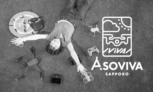 ASOVIVA SAPPOROの宣伝用名刺表面